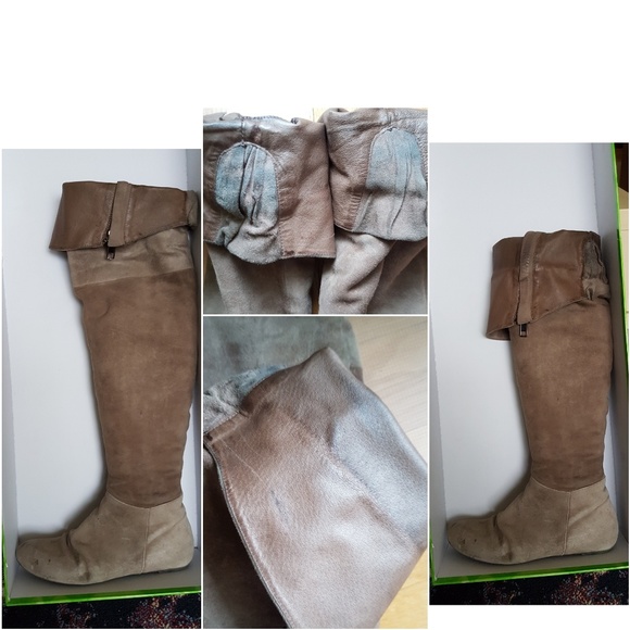 Sam Edelman James Putty Suede Over-the-knee Boots - Picture 3 of 6